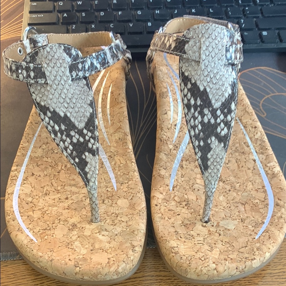 Women's Snakeskin Pattern Sandals